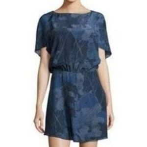 Halston Heritage Sunburst 100% Silk  Mini Dress Size 12